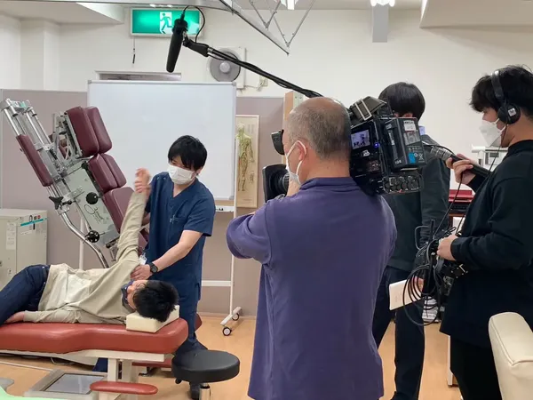 東海テレビ「NEWS ONE」取材風景